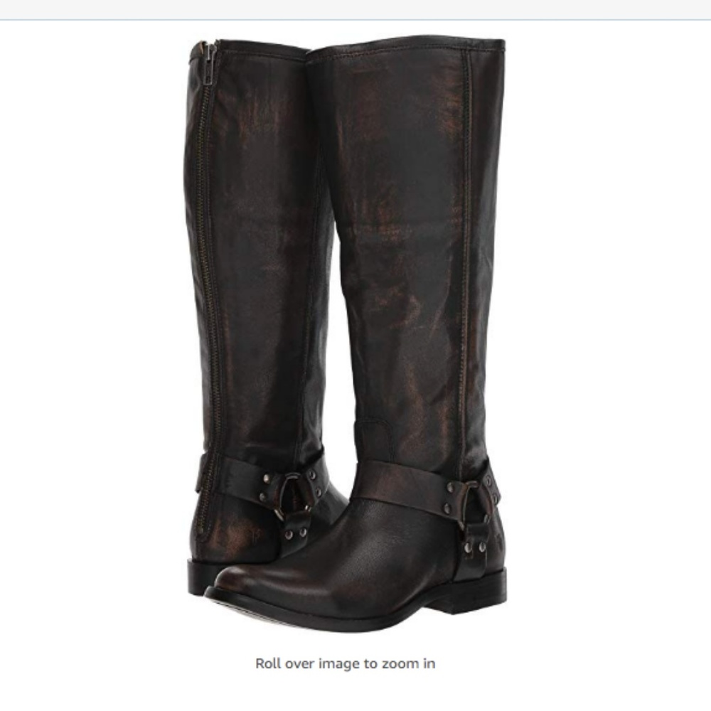 FRYE Women's Phillip Harness Tall Knee High Boot